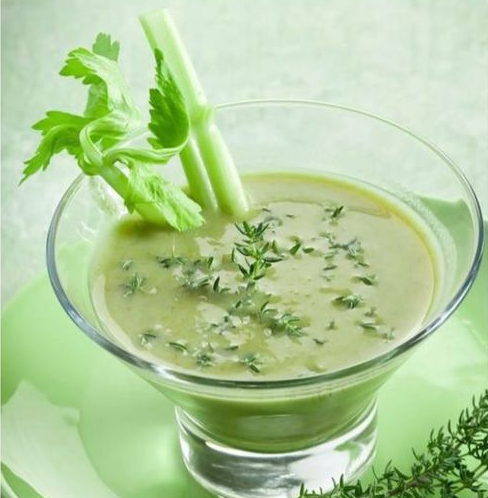 Raw Cream of Celery Soup